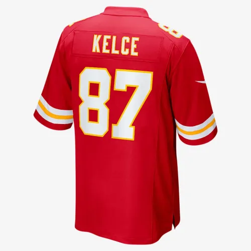 Travis Kelce Kansas City Chiefs Super Bowl LIX мужские Nike NFL Game Jersey цвет красный
