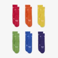 Nike Dri-FIT Performance Basics Little дитячі Crew шкарпетки (6 пар) різнокольорові