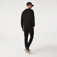 Кофта/футболка Lacoste Organic Brushed хлопковыесвитшот SH9608-031 -  Черная
