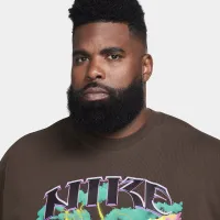 Nike Sportswear чоловічі футболка колір коричневий