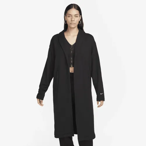 Nike Sportswear Modern Fleece жіноча оверсайз French Terry Duster колір чорний