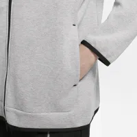 Nike Sportswear Tech Fleece мужские Full-Zip Толстовка с капюшоном цвет серый