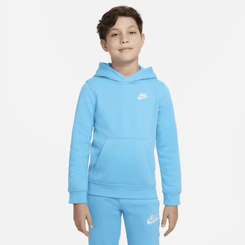 Nike Sportswear Club Big Kids' Pullover Толстовка з капюшоном Blue