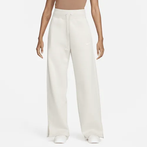 Nike Sportswear Phoenix Fleece женская С высокой Талией Wide-Leg Sweatpants цвет коричневый