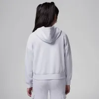 Nike Jordan Brooklyn Essentials Big дитячі Pullover Толстовка з капюшоном колір сірий