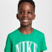 Nike Little детские Ace Arch футболка цвет зеленый