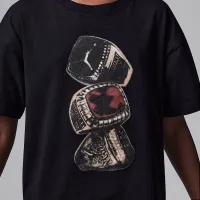 Nike Jordan Big детские Ring Stack футболка цвет черный