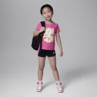 Nike Jordan Air Stacked Little детские шорты набор цвет черный