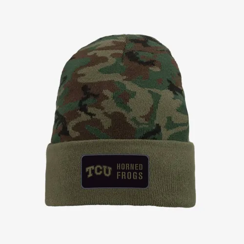 TCU Nike College Beanie колір зелений