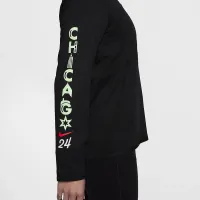 Nike One жіноча Dri-FIT Long-Sleeve Running Top колір чорний