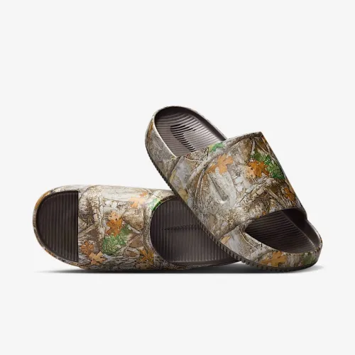 Nike Calm RealTree мужские Slides цвет коричневый
