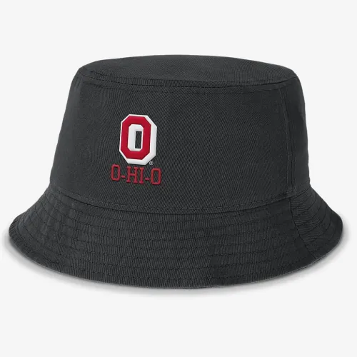 Ohio State Buckeyes Legacy Apex мужские Nike College Bucket Hat цвет черный