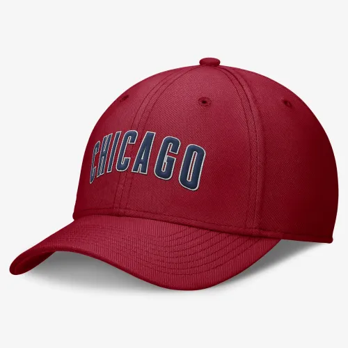 Chicago Cubs Everцвет зеленый Swoosh мужские Nike Dri-FIT MLB Hat цвет красный