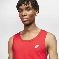 Nike Sportswear Club чоловічі Tank колір червоний