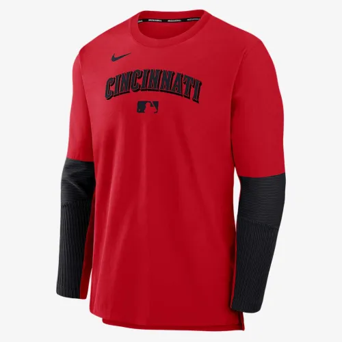Cincinnati колір червонийs Authentic Collection Player чоловічі Nike Dri-FIT MLB Pullover світшот колір червоний