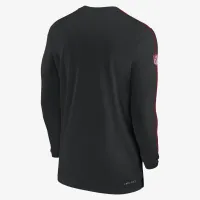 Atlanta Falcons Sideline Coach мужские Nike Dri-FIT NFL Long-Sleeve Top цвет черный