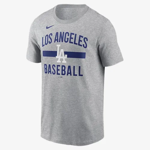 Los Angeles Dodgers Arched чоловічі Nike MLB футболка колір сірий