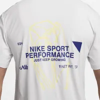 Nike Hyverse мужские Dri-FIT UV Short-Sleeve Versatile Top цвет серый