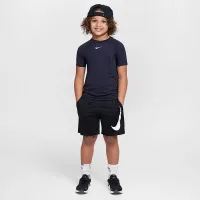 Nike Dri-FIT Pro Little дитячі Short Sleeve Top колір чорний