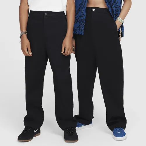 Nike SB Big дитячі Chino Skate Pants колір чорний