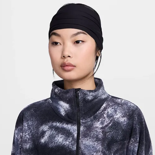 Nike Fury Elevate Dri-FIT Extra-Wide повязка на голову цвет черный