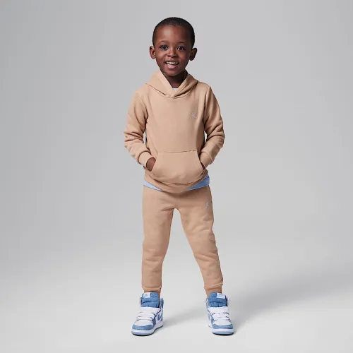 Nike Jordan MJ Brooklyn Fleece Toddler 2-Piece Pullover Толстовка с капюшоном набор цвет коричневый