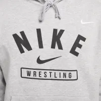 Nike мужские Wrestling Pullover Толстовка с капюшоном цвет серый