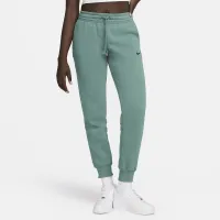 Nike Sportswear Phoenix Fleece женская Mid-Rise Sweatpants цвет зеленый