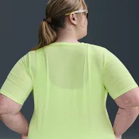 Nike One Classic жіноча Dri-FIT Short-Sleeve Top (великі розміри) Yellow