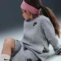 Nike Tech Fleece Little дитячі 2-Piece шорти комплект колір сірий