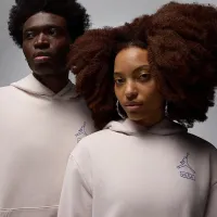 Nike Jordan x Union LA чоловічі Fleece Толстовка з капюшоном колір коричневий