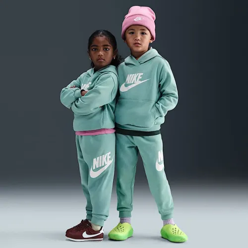 Nike Sportswear Club Fleece Little детские Толстовка с капюшоном набор цвет зеленый