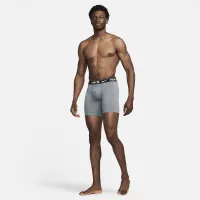 Nike Ultra Comfort мужские Dri-FIT Long Boxer Brief (3 пары) цвет серый