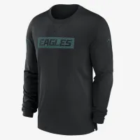 Philadelphia Eagles Sideline Player Team Issue Men’s Nike Dri-FIT Long-Sleeve Top цвет черный