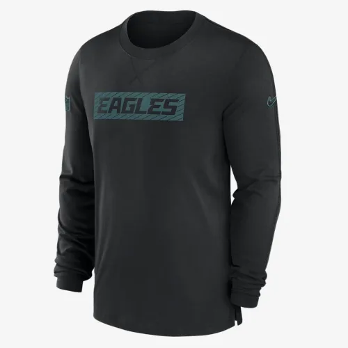 Philadelphia Eagles Sideline Player Team Issue Men’s Nike Dri-FIT Long-Sleeve Top колір чорний