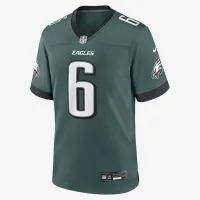 DeVonta Smith Philadelphia Eagles мужские Nike NFL Game Jersey цвет зеленый