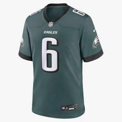 DeVonta Smith Philadelphia Eagles мужские Nike NFL Game Jersey цвет зеленый