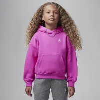 Nike Jordan Brooklyn Essentials Little детские Pullover Толстовка с капюшоном Pink