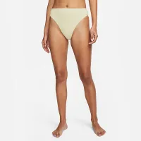 Nike женская С высокой Талией Bikini Swim Bottom цвет белый