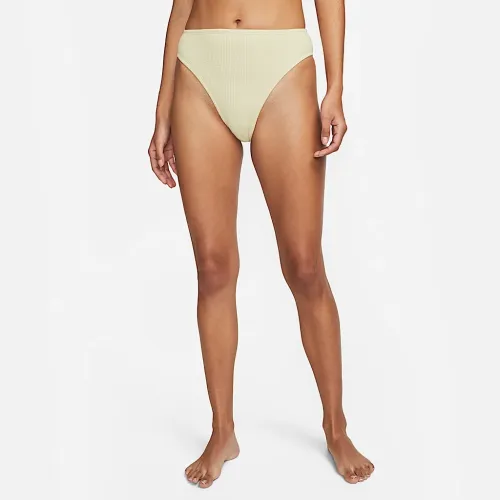 Nike женская С высокой Талией Bikini Swim Bottom цвет белый