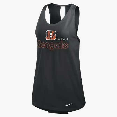 Cincinnati Bengals жіноча Nike Dri-FIT NFL Tank Top колір чорний