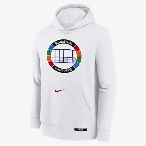 Philadelphia 76ers Club City Edition Big дитячі Nike NBA Pullover Толстовка з капюшоном колір білий