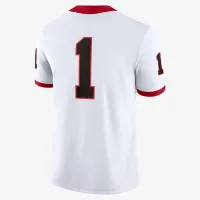 Georgia Bulldogs мужские Nike Dri-FIT College Game Jersey цвет белый