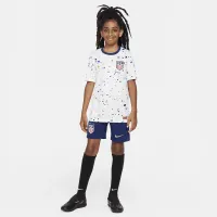 USMNT 2023 Stadium Home Big детские (для мальчиков) Nike Dri-FIT Soccer Jersey цвет белый