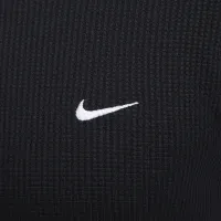 Nike Life чоловічі Long-Sleeve Heavyweight Waffle Top колір чорний