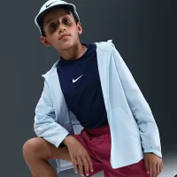Nike Multi Big детские Dri-FIT тренировочные шорты цвет фиолетовый
