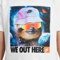 Nike Sportswear Big детские футболка цвет белый