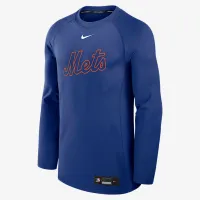 New York Mets Authentic Collection Game Time чоловічі Nike Dri-FIT MLB Pullover Crew блакитний