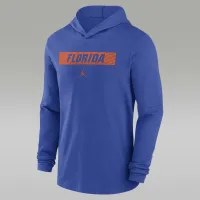 Florida Gators Sideline чоловічі Nike Dri-FIT College Long-Sleeve Hooded Top блакитний