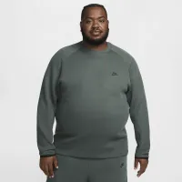 Nike Sportswear Tech Fleece мужские Crew цвет зеленый